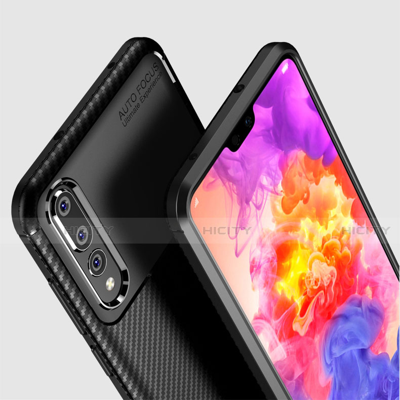 Silikon Hülle Handyhülle Gummi Schutzhülle Tasche Köper Y01 für Huawei P20 Pro groß