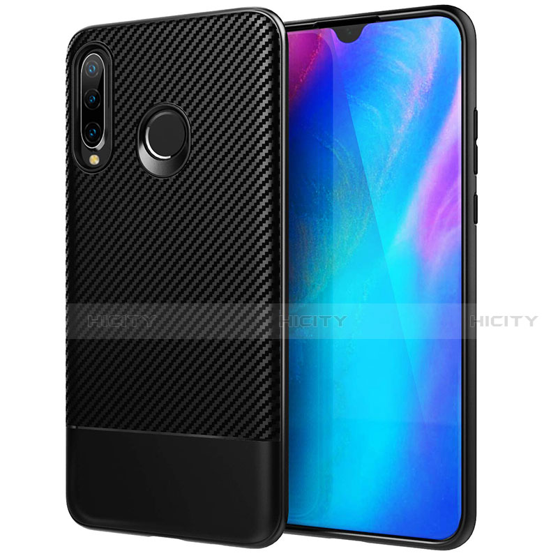 Silikon Hülle Handyhülle Gummi Schutzhülle Tasche Köper Y02 für Huawei P30 Lite New Edition groß