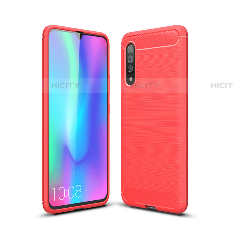 Silikon Hülle Handyhülle Gummi Schutzhülle Tasche Line C04 für Samsung Galaxy A70