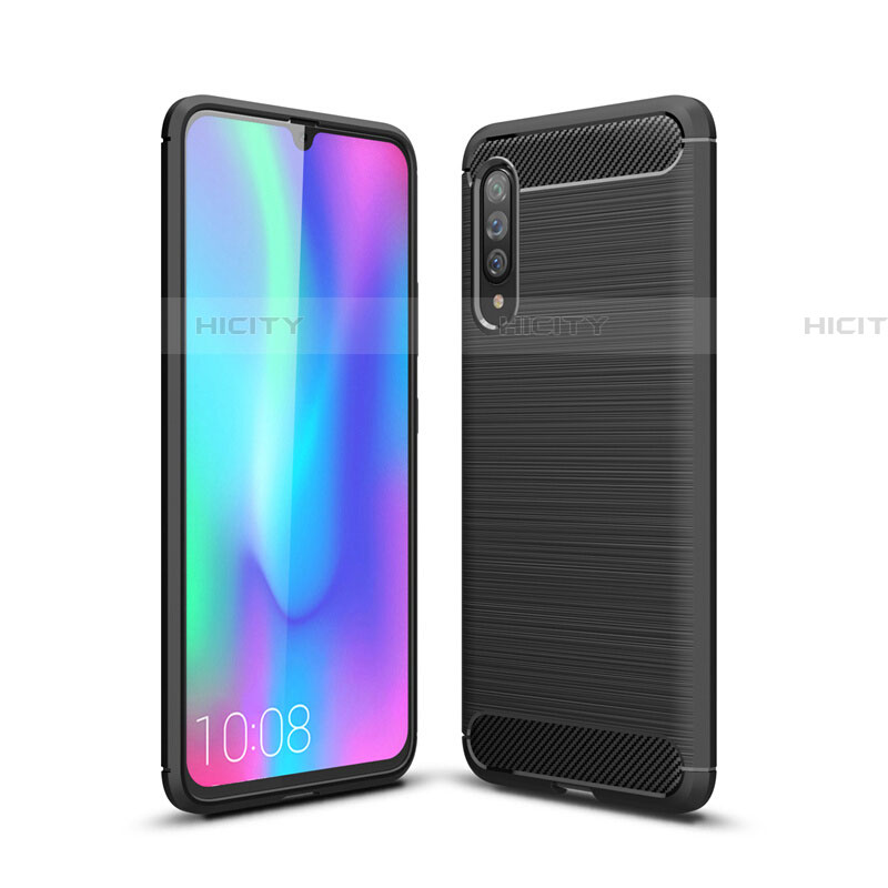 Silikon Hülle Handyhülle Gummi Schutzhülle Tasche Line C04 für Samsung Galaxy A70