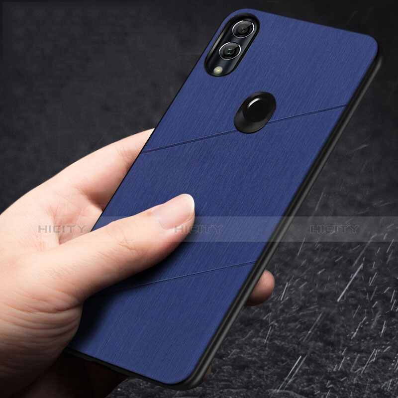 Silikon Hülle Handyhülle Gummi Schutzhülle Tasche Line für Huawei Honor 10 Lite Blau Plus