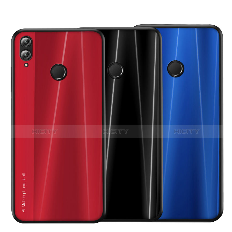 Silikon Hülle Handyhülle Gummi Schutzhülle Tasche Line für Huawei Honor 8X groß