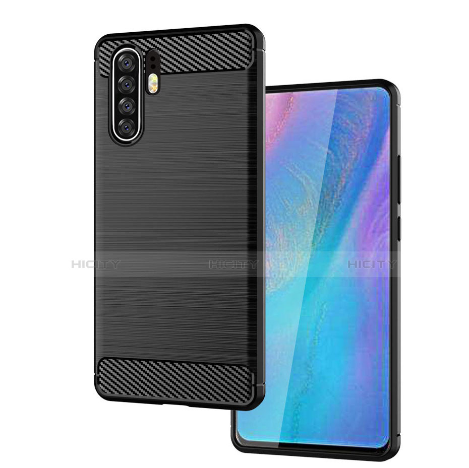 Silikon Hülle Handyhülle Gummi Schutzhülle Tasche Line für Huawei P30 Pro