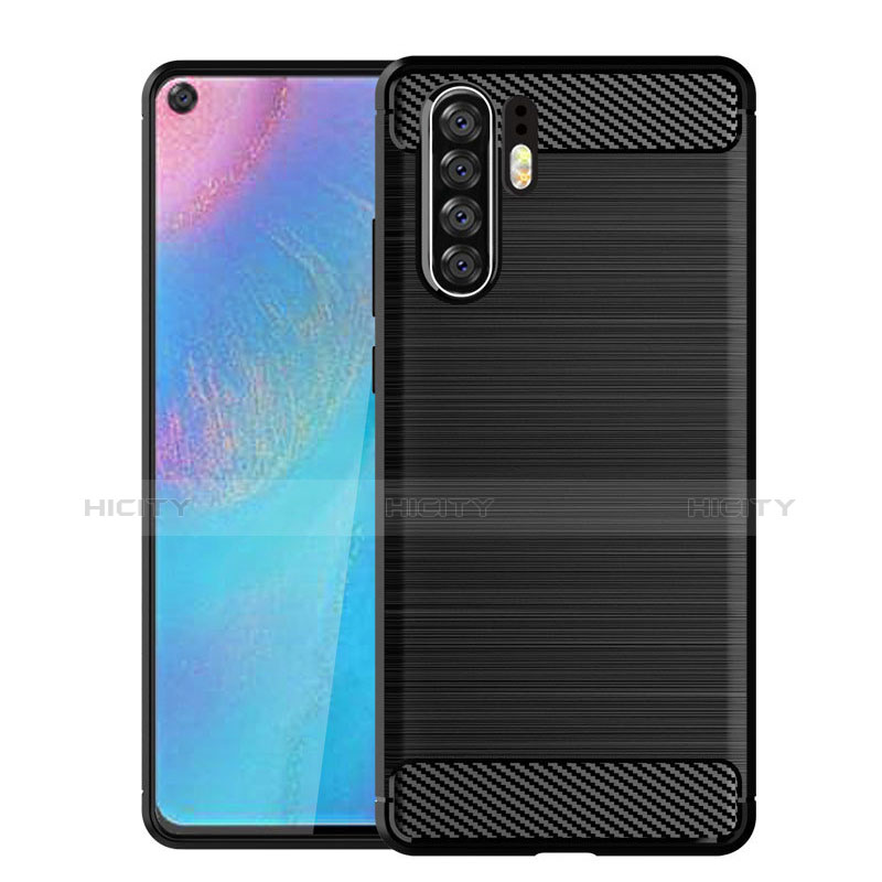 Silikon Hülle Handyhülle Gummi Schutzhülle Tasche Line für Huawei P30 Pro