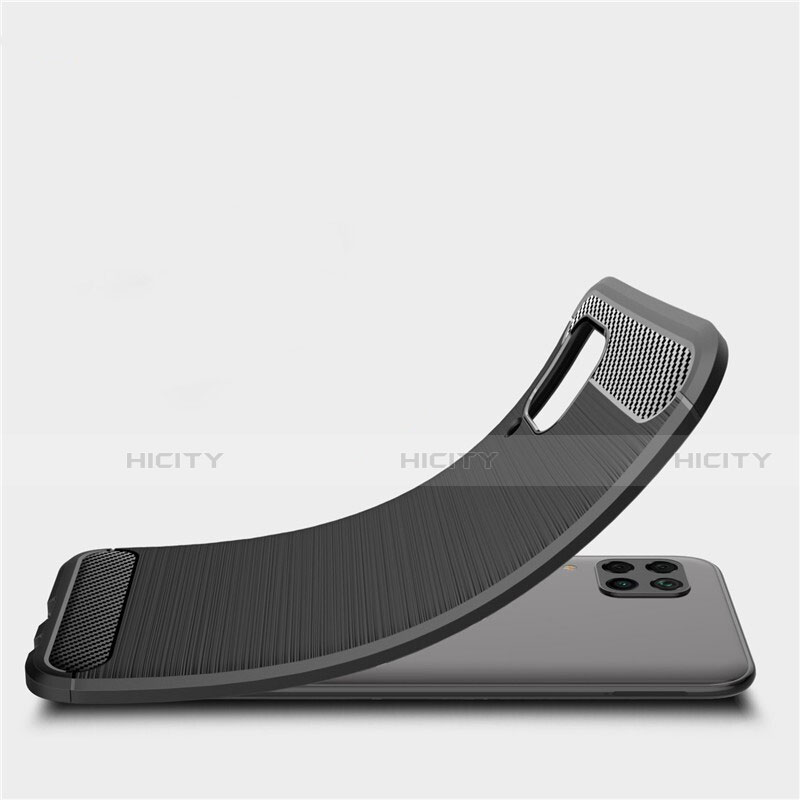 Silikon Hülle Handyhülle Gummi Schutzhülle Tasche Line für Huawei P40 Lite