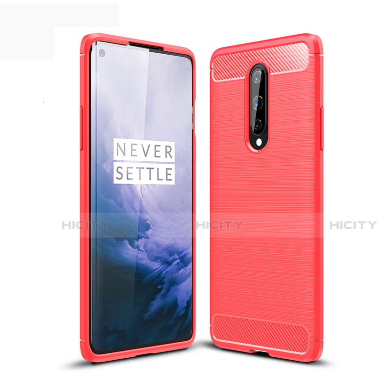 Silikon Hülle Handyhülle Gummi Schutzhülle Tasche Line für OnePlus 8