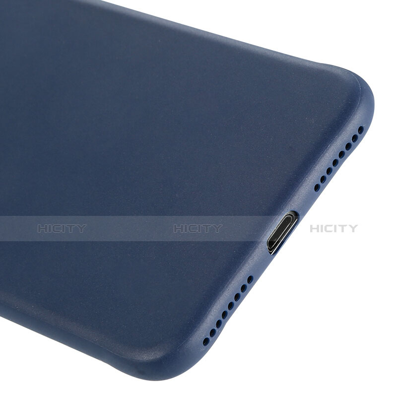 Silikon Hülle Handyhülle Gummi Schutzhülle TPU C02 für Apple iPhone 8 Plus Blau groß