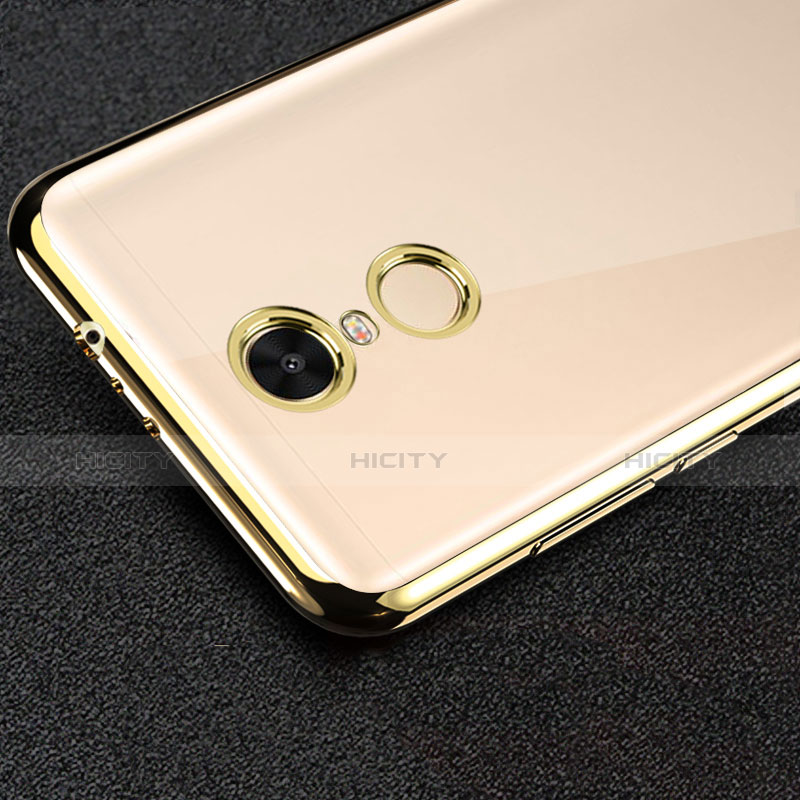 Silikon Hülle Handyhülle Rahmen Schutzhülle Durchsichtig Transparent Matt für Xiaomi Redmi Note 4X High Edition Gold