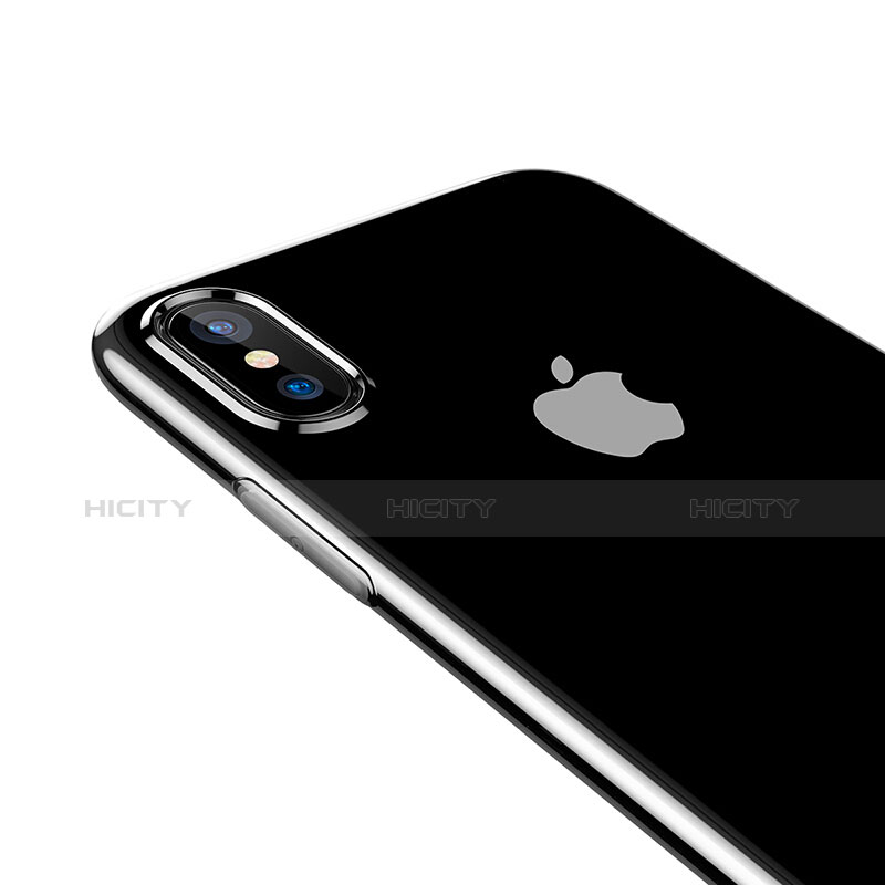 Silikon Hülle Handyhülle Rahmen Schutzhülle Durchsichtig Transparent Spiegel 360 Grad für Apple iPhone Xs Klar