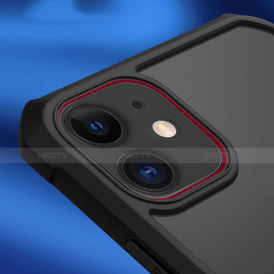 Silikon Hülle Handyhülle Rahmen Schutzhülle Durchsichtig Transparent Spiegel 360 Grad mit Magnetisch Fingerring Ständer für Apple iPhone 11 groß