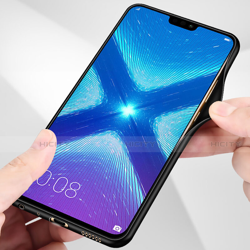 Silikon Hülle Handyhülle Rahmen Schutzhülle Spiegel Sternenhimmel für Huawei Honor View 10 Lite Schwarz groß