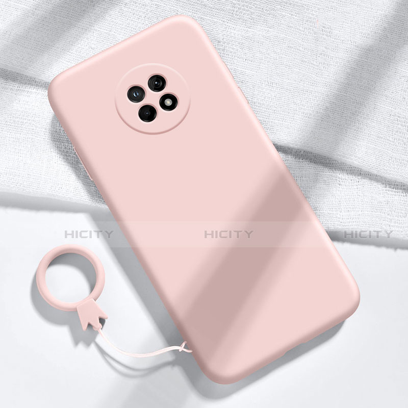 Silikon Hülle Handyhülle Ultra Dünn Flexible Schutzhülle 360 Grad Ganzkörper Tasche für Huawei Enjoy 20 Plus 5G Rosa Plus