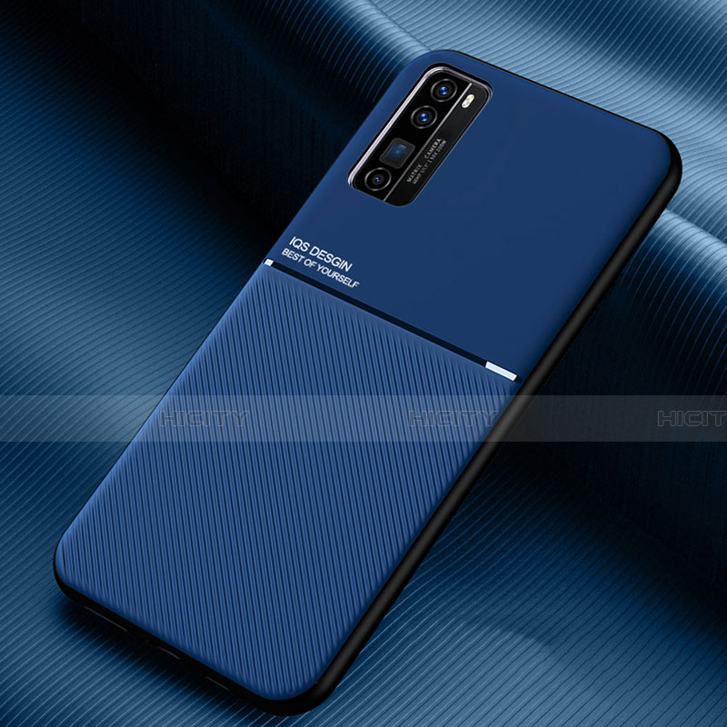 Silikon Hülle Handyhülle Ultra Dünn Flexible Schutzhülle 360 Grad Ganzkörper Tasche für Huawei Nova 7 Pro 5G Blau