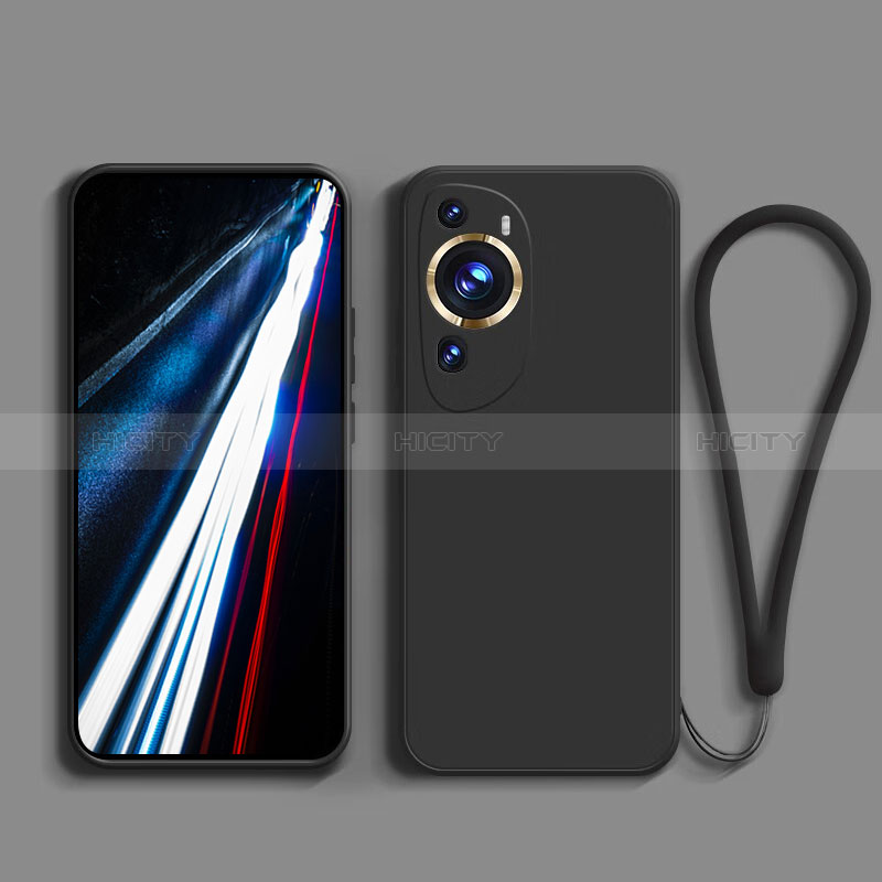 Silikon Hülle Handyhülle Ultra Dünn Flexible Schutzhülle 360 Grad Ganzkörper Tasche für Huawei P60 Art groß