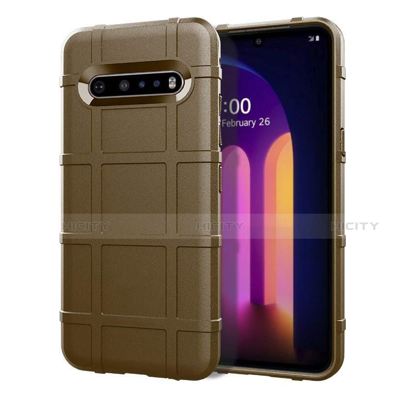 Silikon Hülle Handyhülle Ultra Dünn Flexible Schutzhülle 360 Grad Ganzkörper Tasche für LG V60 ThinQ 5G