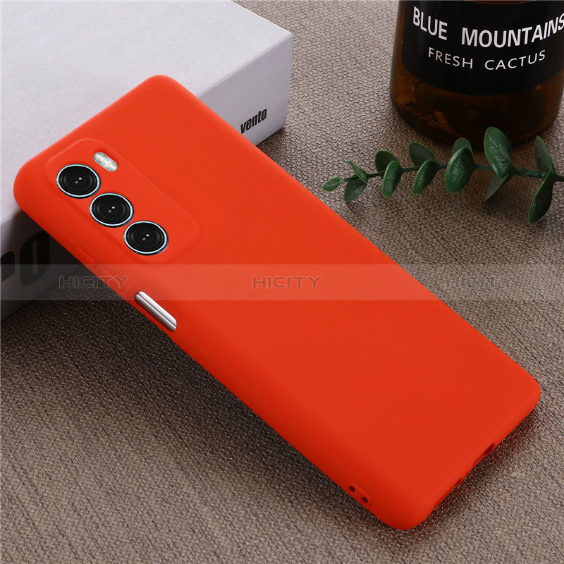 Silikon Hülle Handyhülle Ultra Dünn Flexible Schutzhülle 360 Grad Ganzkörper Tasche für Motorola Moto Edge S30 5G Rot Plus