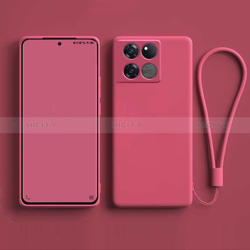 Silikon Hülle Handyhülle Ultra Dünn Flexible Schutzhülle 360 Grad Ganzkörper Tasche für OnePlus 10T 5G Pink