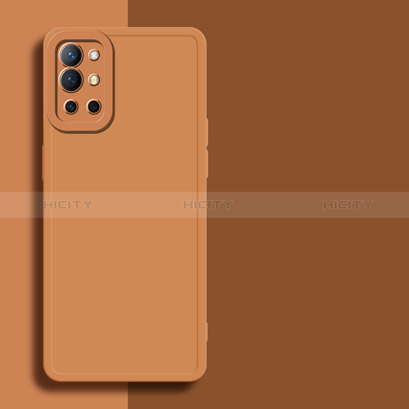 Silikon Hülle Handyhülle Ultra Dünn Flexible Schutzhülle 360 Grad Ganzkörper Tasche für OnePlus 9R 5G Orange