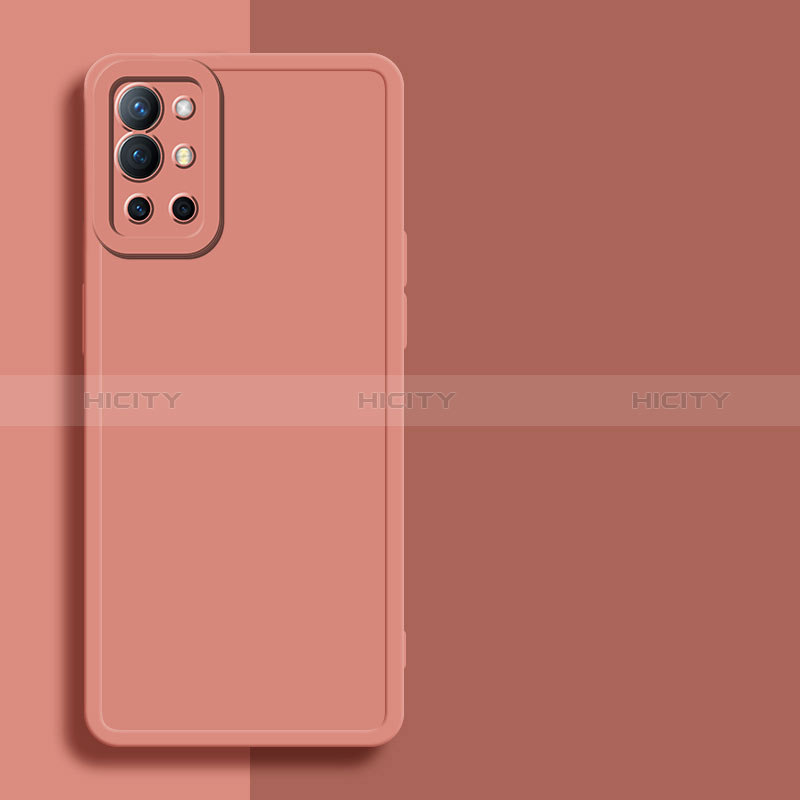 Silikon Hülle Handyhülle Ultra Dünn Flexible Schutzhülle 360 Grad Ganzkörper Tasche für OnePlus 9R 5G Rosa