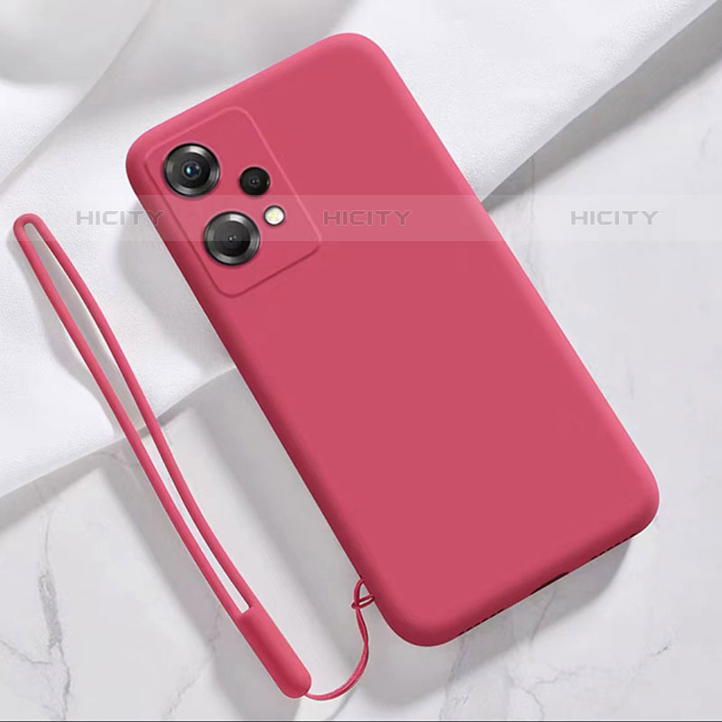 Silikon Hülle Handyhülle Ultra Dünn Flexible Schutzhülle 360 Grad Ganzkörper Tasche für OnePlus Nord CE 2 Lite 5G Rot