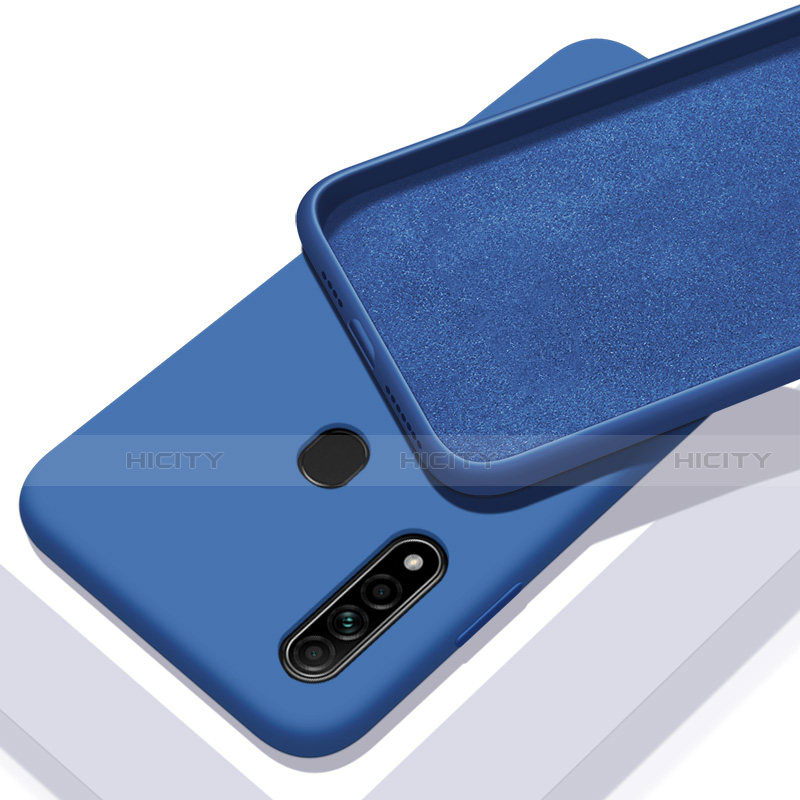 Silikon Hülle Handyhülle Ultra Dünn Flexible Schutzhülle 360 Grad Ganzkörper Tasche für Oppo A31 Blau