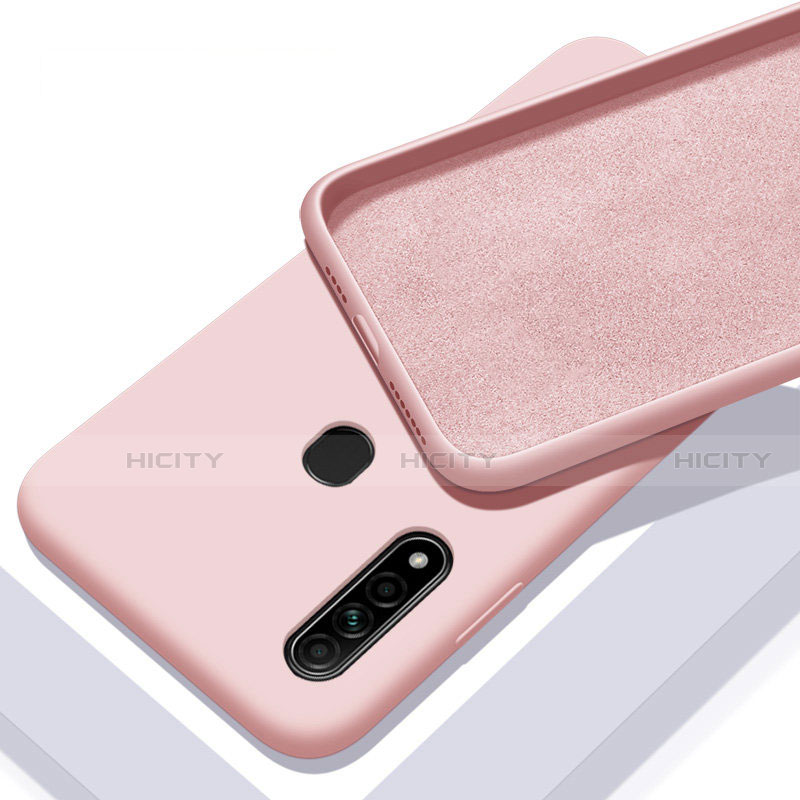 Silikon Hülle Handyhülle Ultra Dünn Flexible Schutzhülle 360 Grad Ganzkörper Tasche für Oppo A31 Rosa Plus