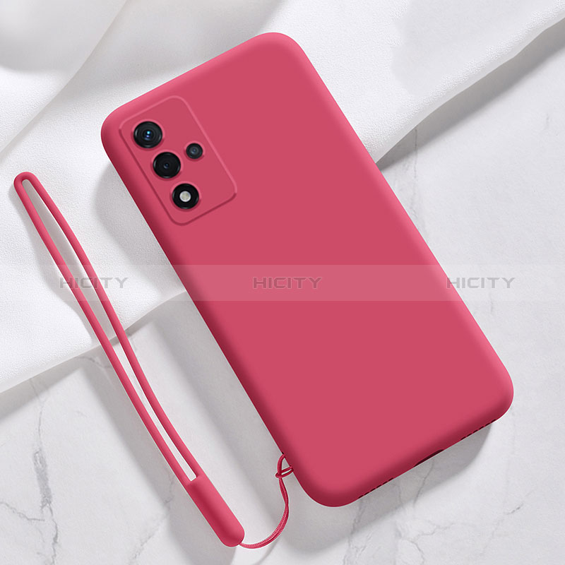 Silikon Hülle Handyhülle Ultra Dünn Flexible Schutzhülle 360 Grad Ganzkörper Tasche für Oppo A93s 5G Rot