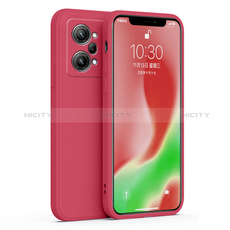 Silikon Hülle Handyhülle Ultra Dünn Flexible Schutzhülle 360 Grad Ganzkörper Tasche für Oppo K10 Pro 5G Pink