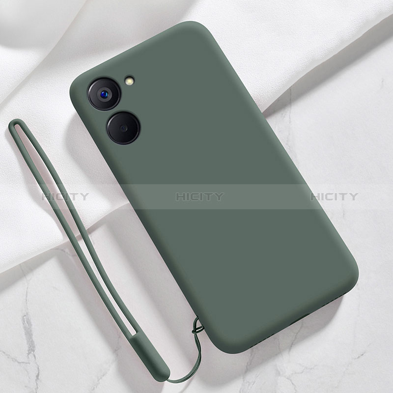 Silikon Hülle Handyhülle Ultra Dünn Flexible Schutzhülle 360 Grad Ganzkörper Tasche für Realme 10S 5G groß