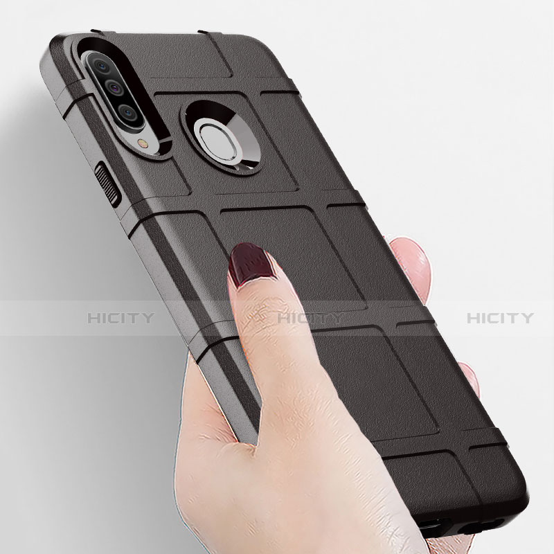Silikon Hülle Handyhülle Ultra Dünn Flexible Schutzhülle 360 Grad Ganzkörper Tasche für Samsung Galaxy A20s groß