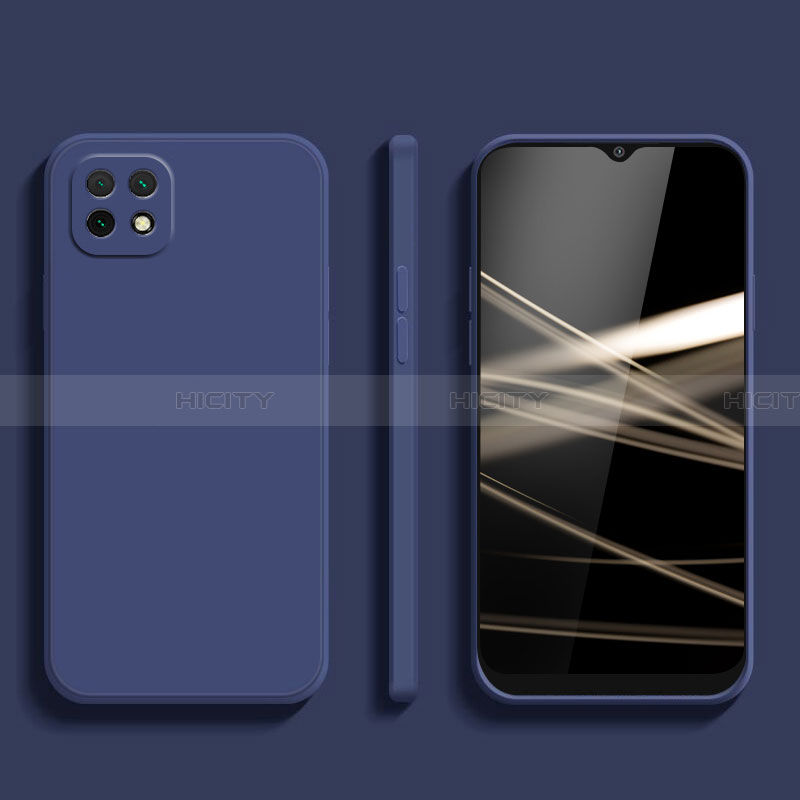 Silikon Hülle Handyhülle Ultra Dünn Flexible Schutzhülle 360 Grad Ganzkörper Tasche für Samsung Galaxy A22 5G groß