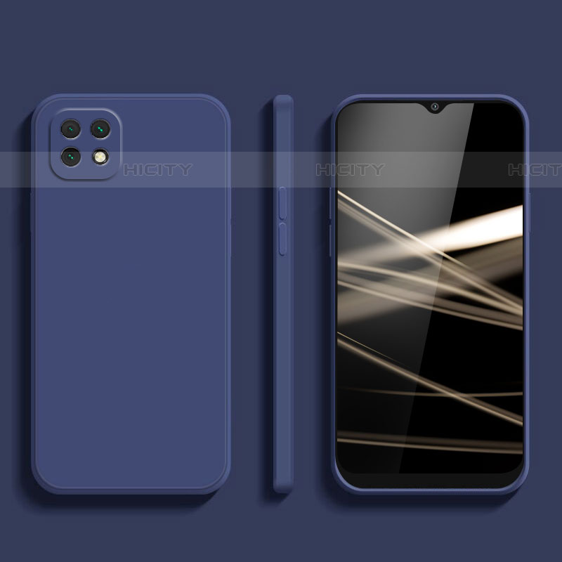 Silikon Hülle Handyhülle Ultra Dünn Flexible Schutzhülle 360 Grad Ganzkörper Tasche für Samsung Galaxy F42 5G groß