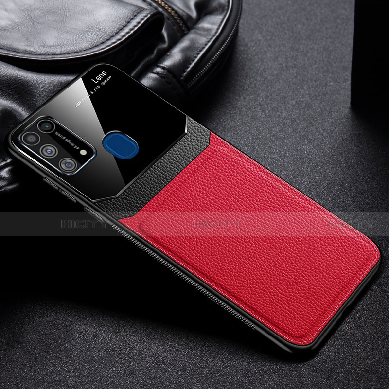 Silikon Hülle Handyhülle Ultra Dünn Flexible Schutzhülle 360 Grad Ganzkörper Tasche für Samsung Galaxy M31 Prime Edition Rot