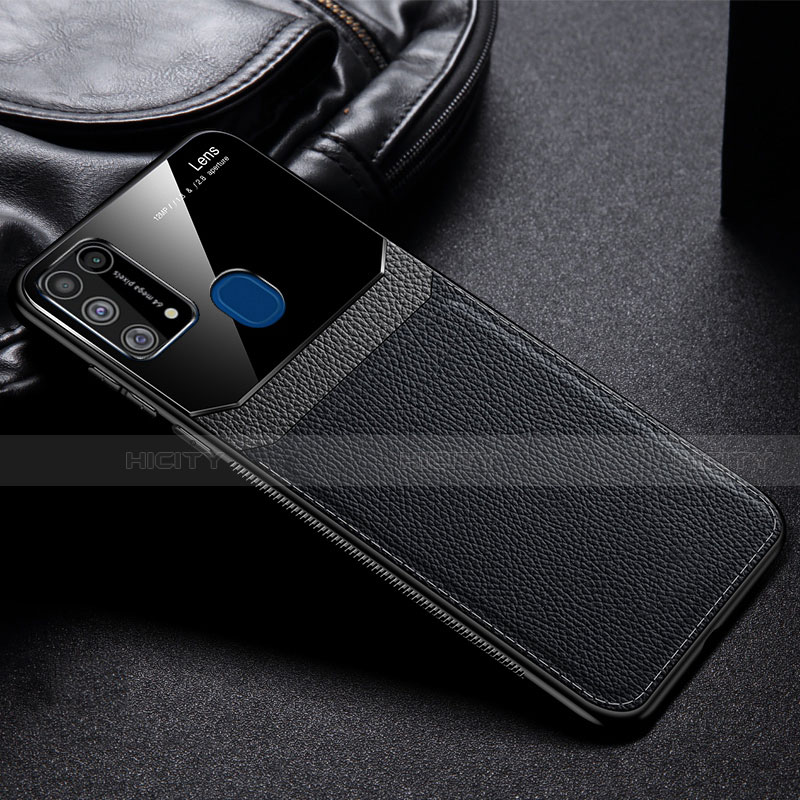 Silikon Hülle Handyhülle Ultra Dünn Flexible Schutzhülle 360 Grad Ganzkörper Tasche für Samsung Galaxy M31 Prime Edition Schwarz