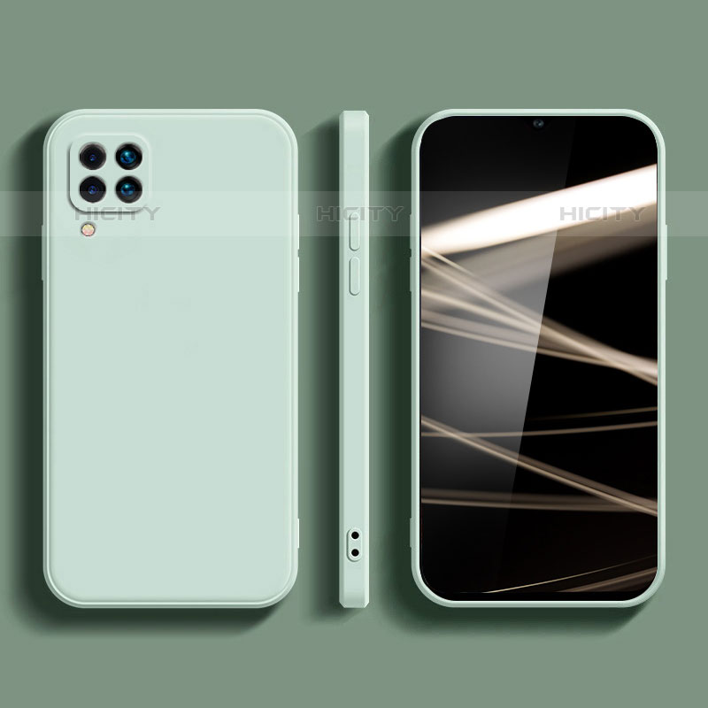 Silikon Hülle Handyhülle Ultra Dünn Flexible Schutzhülle 360 Grad Ganzkörper Tasche für Samsung Galaxy M33 5G Minzgrün