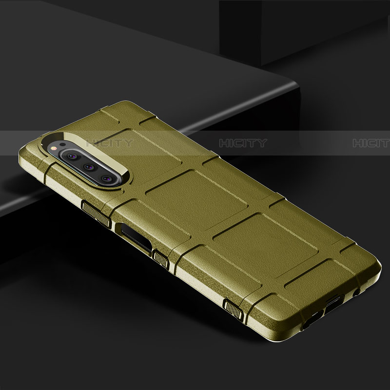Silikon Hülle Handyhülle Ultra Dünn Flexible Schutzhülle 360 Grad Ganzkörper Tasche für Sony Xperia 5