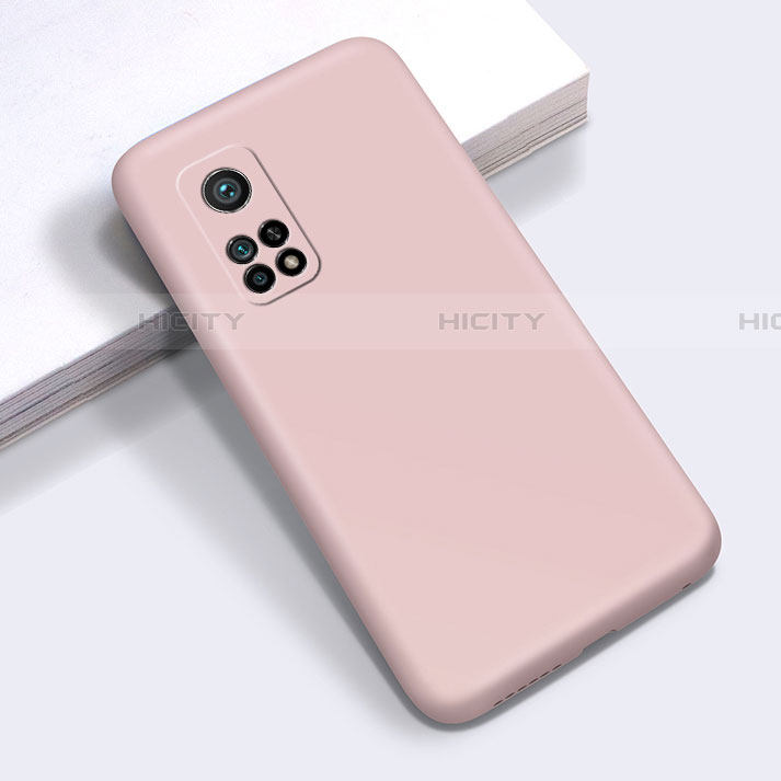 Silikon Hülle Handyhülle Ultra Dünn Flexible Schutzhülle 360 Grad Ganzkörper Tasche für Xiaomi Redmi K30S 5G Rosa