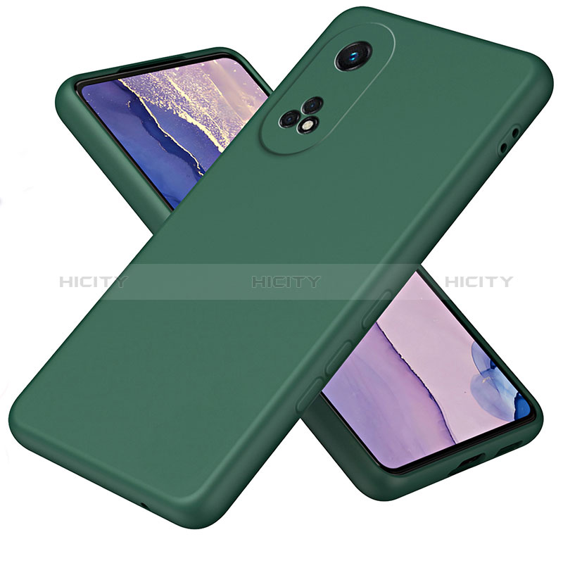 Silikon Hülle Handyhülle Ultra Dünn Flexible Schutzhülle 360 Grad Ganzkörper Tasche H01P für Oppo Reno8 T 4G Grün Plus