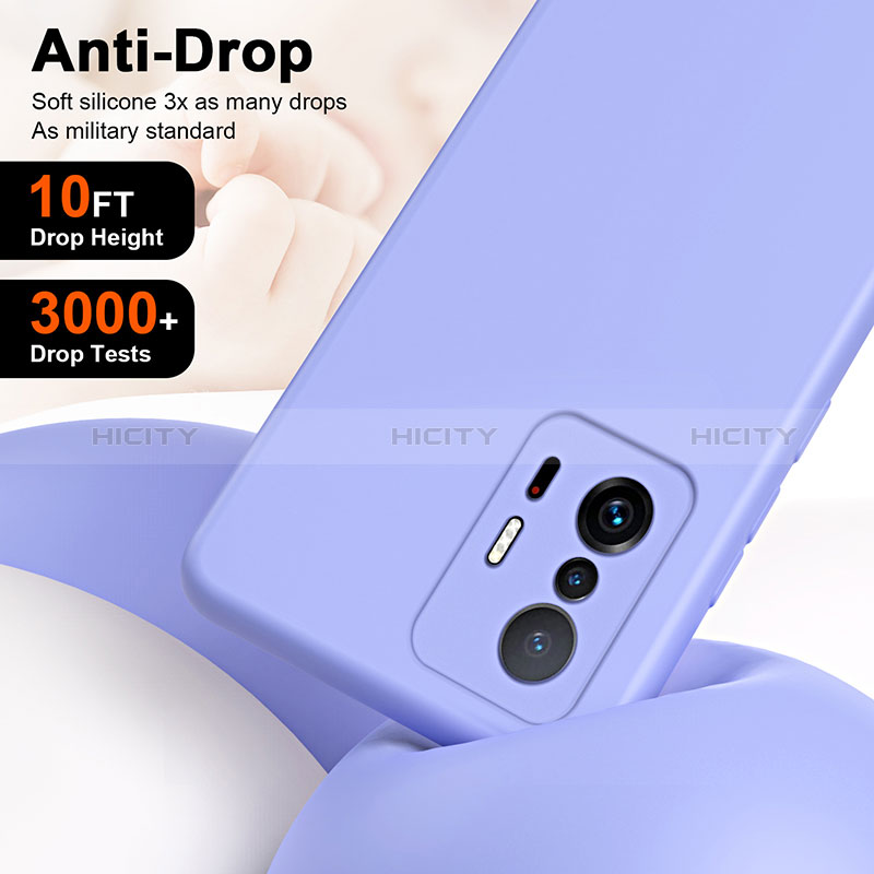 Silikon Hülle Handyhülle Ultra Dünn Flexible Schutzhülle 360 Grad Ganzkörper Tasche H01P für Xiaomi Mi 11T 5G groß