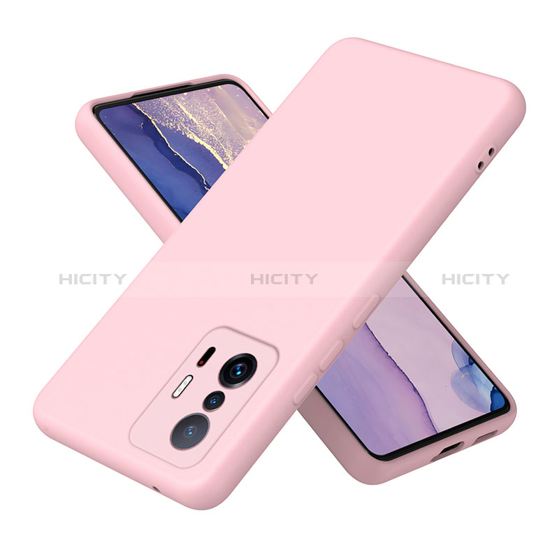 Silikon Hülle Handyhülle Ultra Dünn Flexible Schutzhülle 360 Grad Ganzkörper Tasche H01P für Xiaomi Mi 11T Pro 5G Rosegold