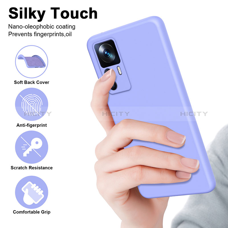 Silikon Hülle Handyhülle Ultra Dünn Flexible Schutzhülle 360 Grad Ganzkörper Tasche H01P für Xiaomi Mi 12T 5G groß