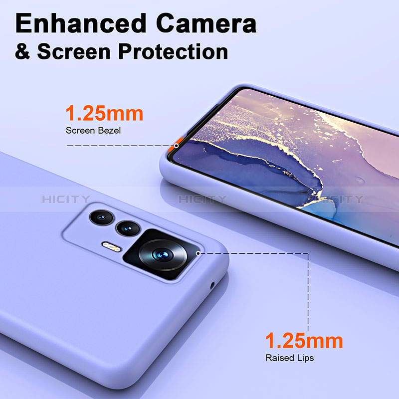 Silikon Hülle Handyhülle Ultra Dünn Flexible Schutzhülle 360 Grad Ganzkörper Tasche H01P für Xiaomi Mi 12T 5G