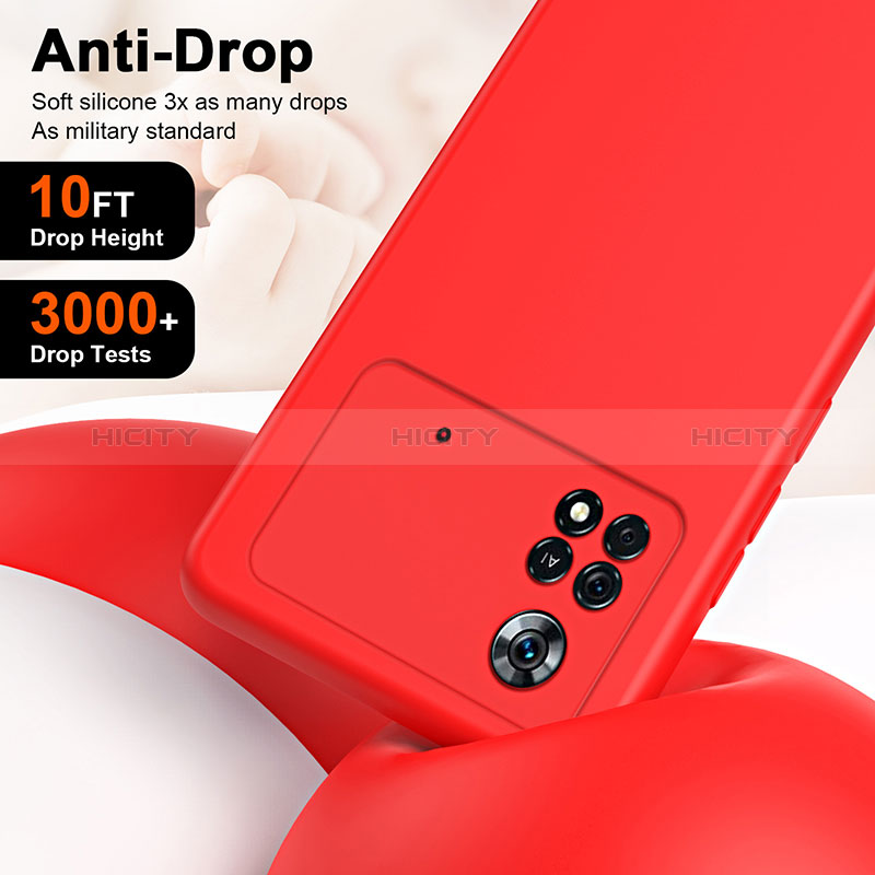 Silikon Hülle Handyhülle Ultra Dünn Flexible Schutzhülle 360 Grad Ganzkörper Tasche H01P für Xiaomi Poco X4 Pro 5G groß