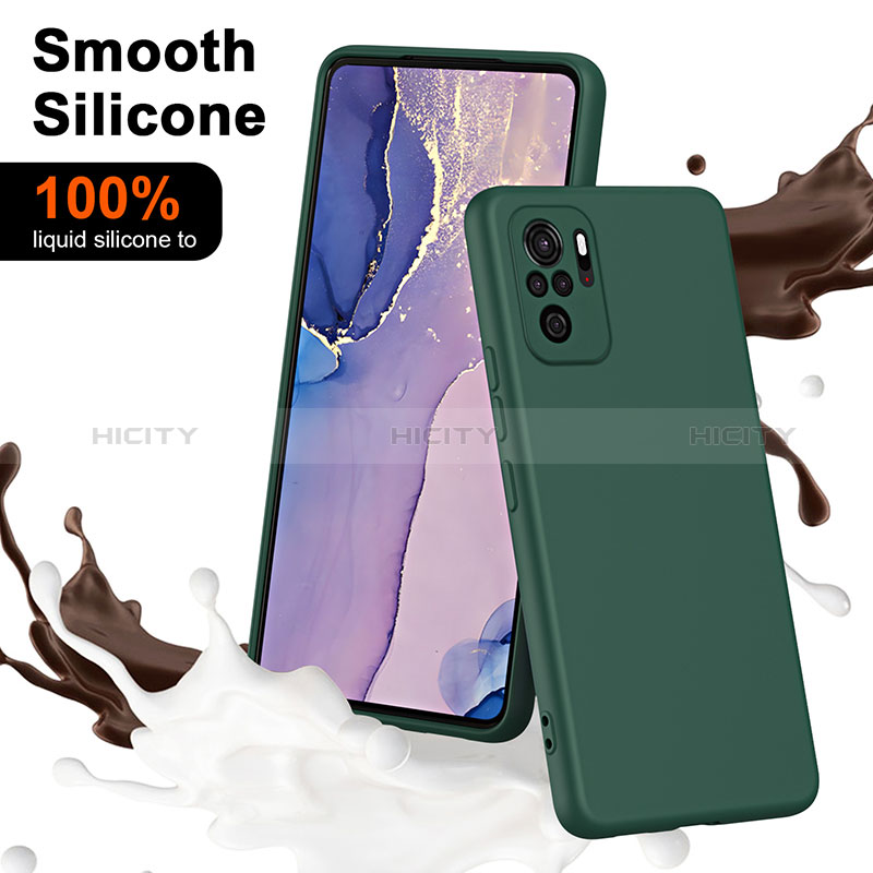 Silikon Hülle Handyhülle Ultra Dünn Flexible Schutzhülle 360 Grad Ganzkörper Tasche H01P für Xiaomi Redmi Note 10 4G