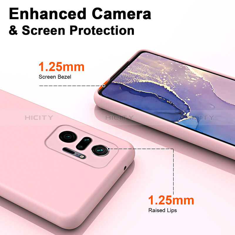 Silikon Hülle Handyhülle Ultra Dünn Flexible Schutzhülle 360 Grad Ganzkörper Tasche H01P für Xiaomi Redmi Note 10 Pro 4G groß