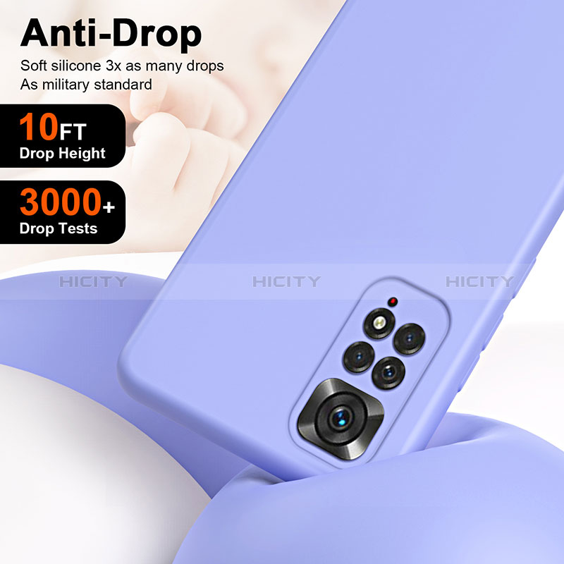 Silikon Hülle Handyhülle Ultra Dünn Flexible Schutzhülle 360 Grad Ganzkörper Tasche H01P für Xiaomi Redmi Note 11 Pro 4G