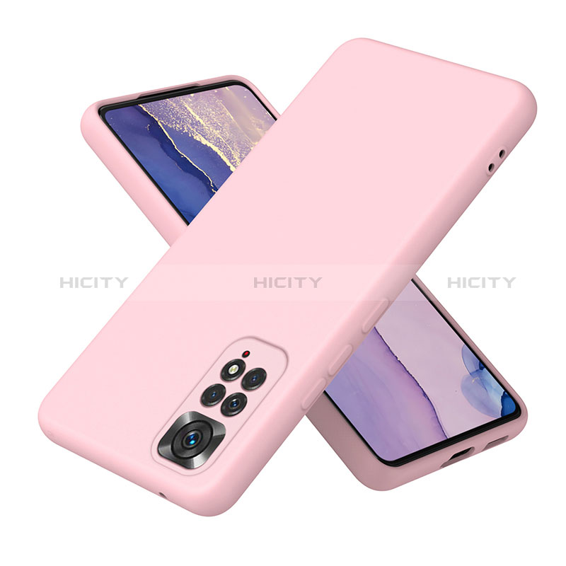 Silikon Hülle Handyhülle Ultra Dünn Flexible Schutzhülle 360 Grad Ganzkörper Tasche H01P für Xiaomi Redmi Note 11 Pro 4G Rosegold Plus