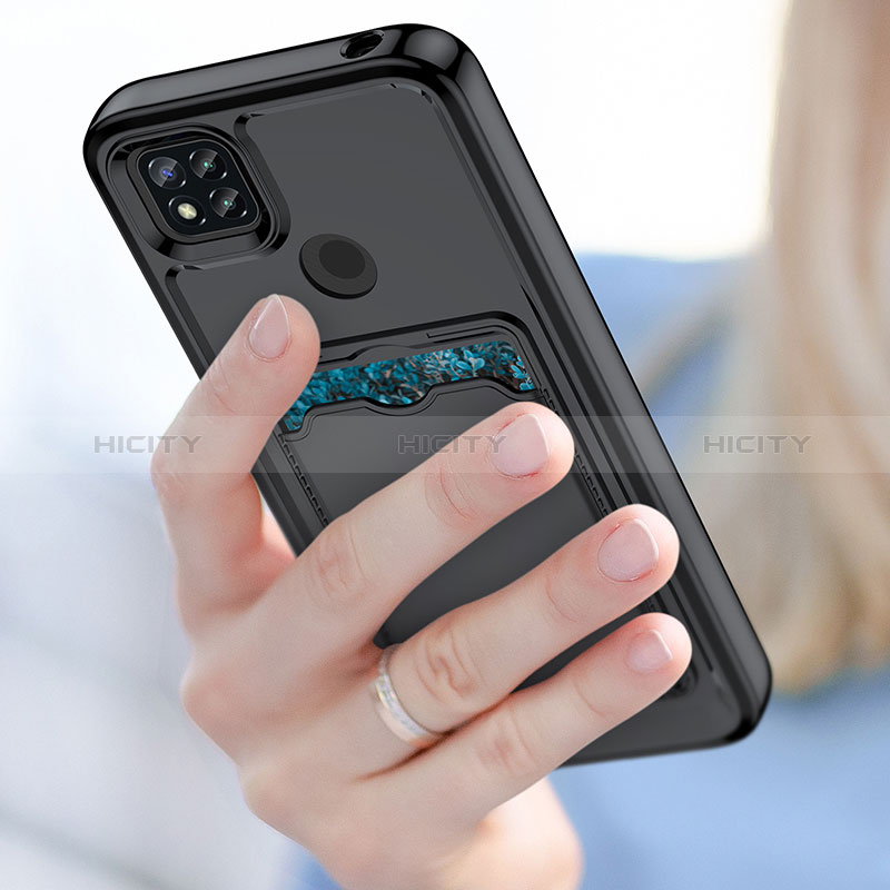 Silikon Hülle Handyhülle Ultra Dünn Flexible Schutzhülle 360 Grad Ganzkörper Tasche HD1 für Xiaomi POCO C3