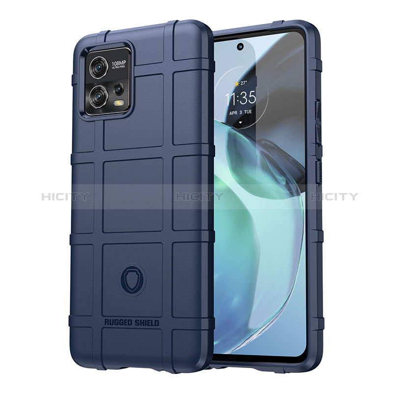 Silikon Hülle Handyhülle Ultra Dünn Flexible Schutzhülle 360 Grad Ganzkörper Tasche J01S für Motorola Moto G72