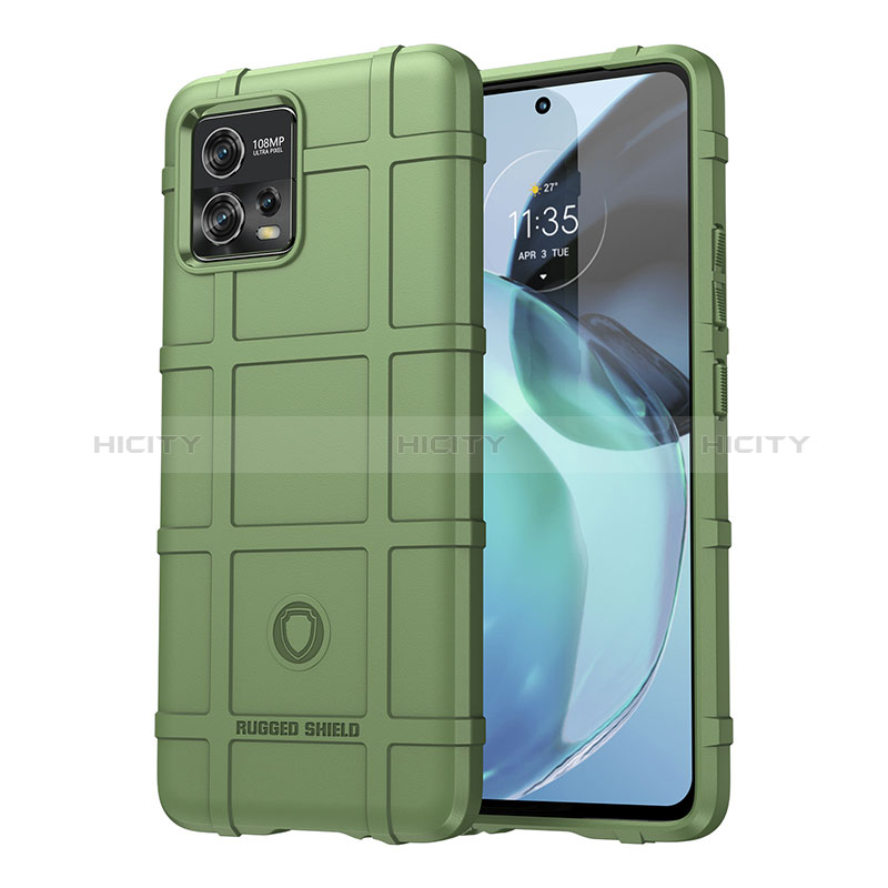 Silikon Hülle Handyhülle Ultra Dünn Flexible Schutzhülle 360 Grad Ganzkörper Tasche J01S für Motorola Moto G72 groß